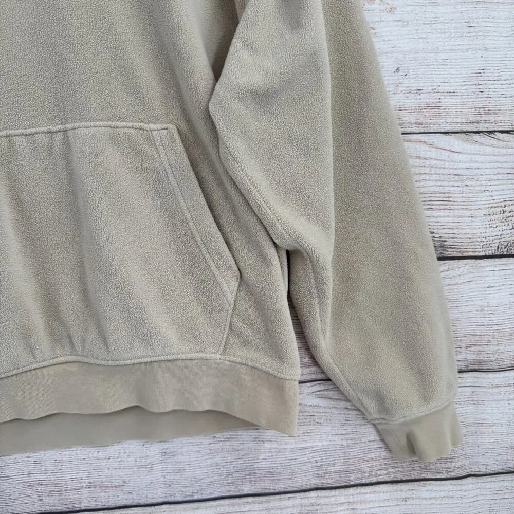 Nike Jordan Essential Winter Fleece Jacket Men's Size Medium Beige/Tan